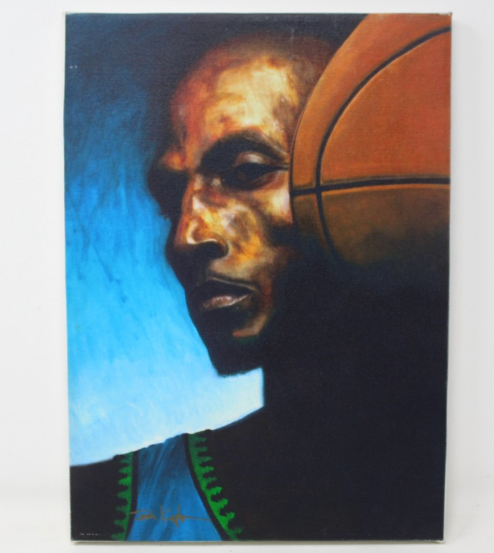 GICLEE Canvas ART Piece - Kevin Garnett - 8 3/4" x 12"